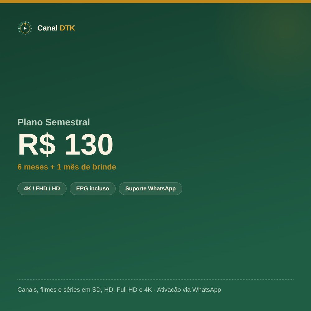 Imagem ilustrativa do Plano Semestral da Canal DTK